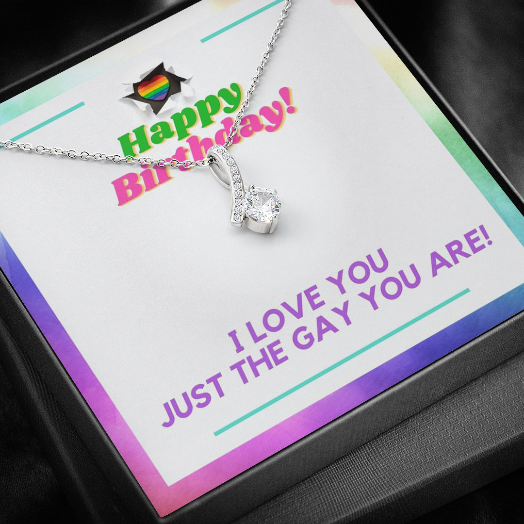 Pride Necklace - Just The Gay You Are