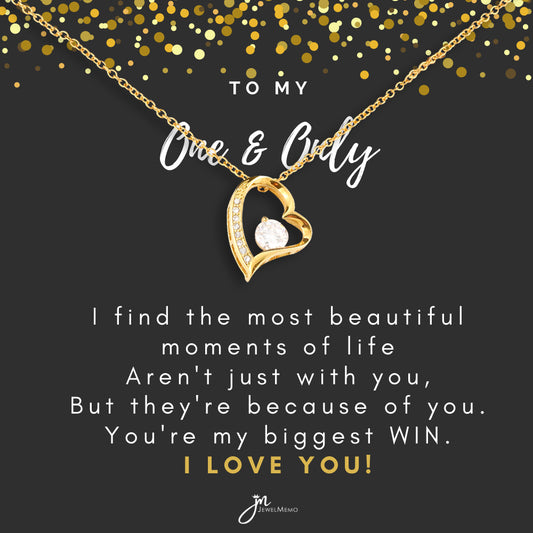 For Her Necklace - To My One And Only