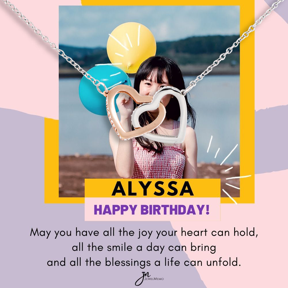 Birthday Necklace Custom Image- All The Blessings