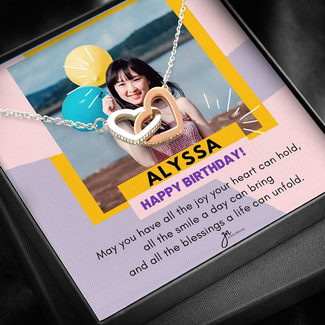 Birthday Necklace Custom Image- All The Blessings