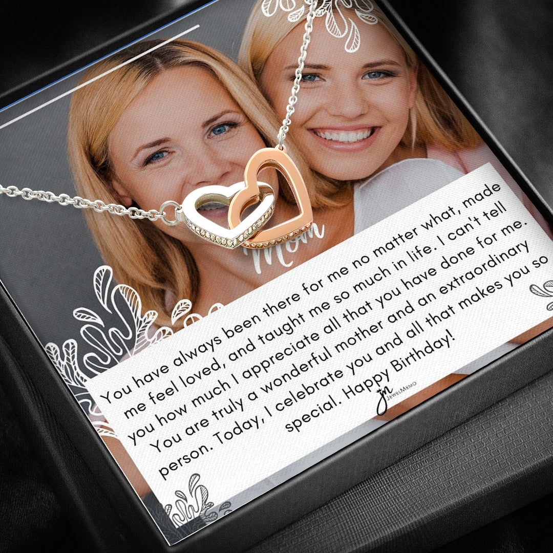 Birthday Necklace Custom Image- A Wonderful Mother