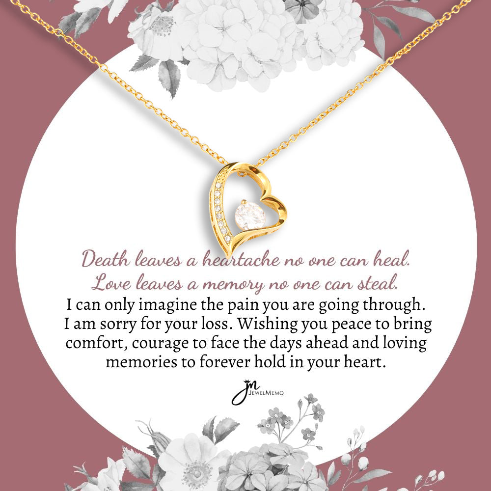 Sympathy Necklace - Love Leaves A Memory No One Can Steal