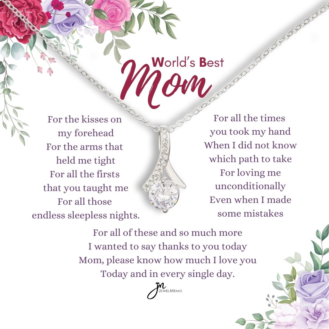 Mom Alluring Beauty Necklace - World's Best Mom