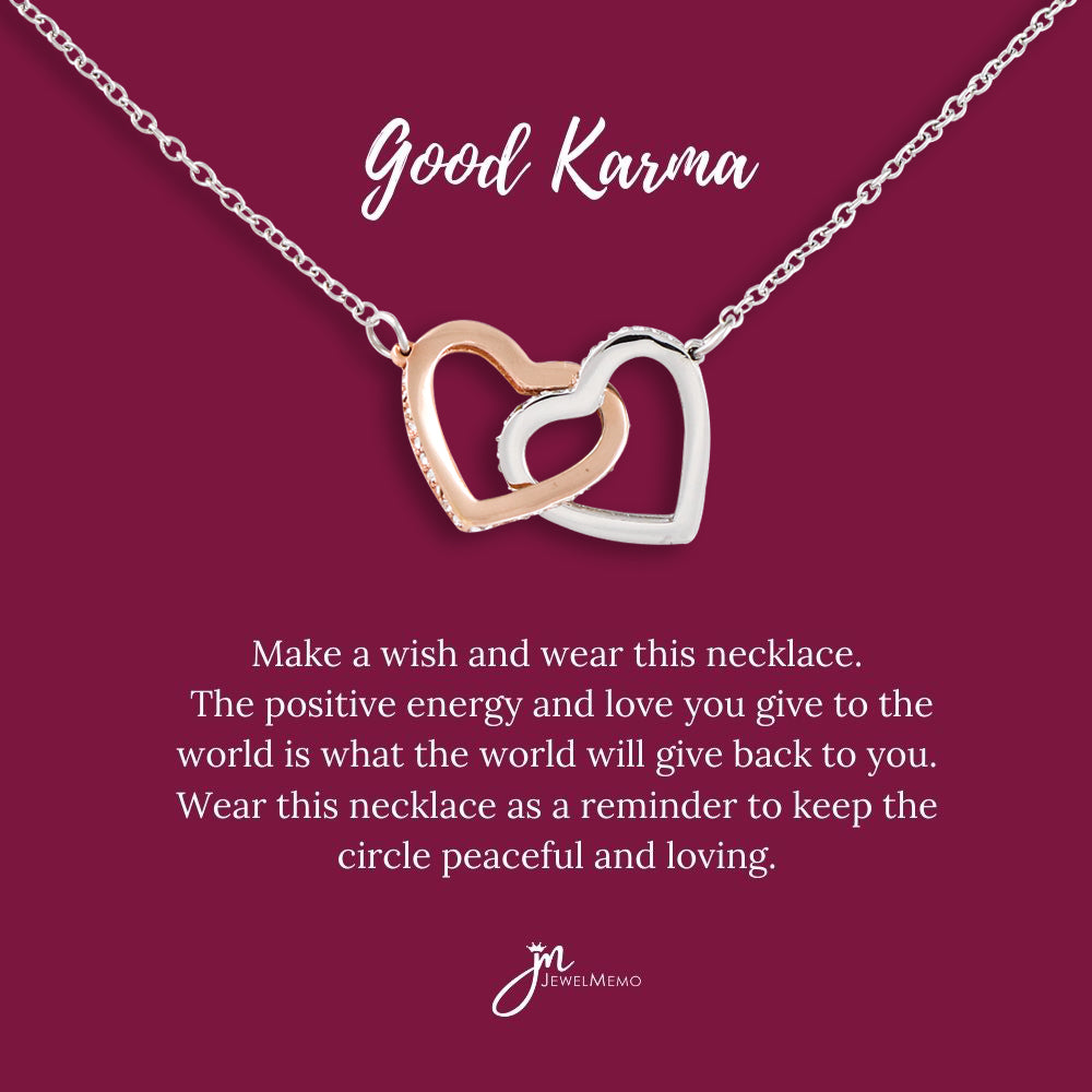 Special Message Necklace - Good Karma