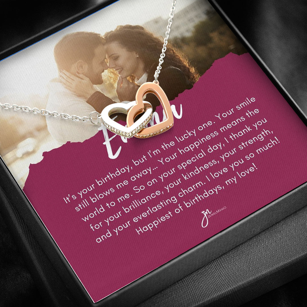 Birthday Necklace Custom Image- Your Everlasting Charm