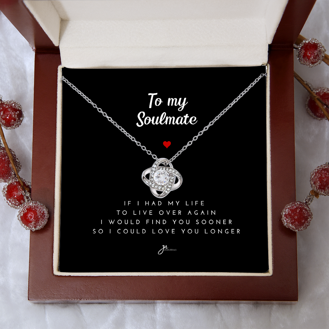 To Love You Longer Love Knot Necklace