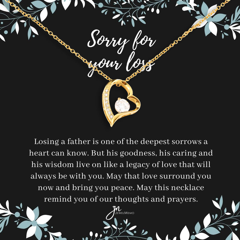 Sympathy Necklace - Sorry For Your Loss