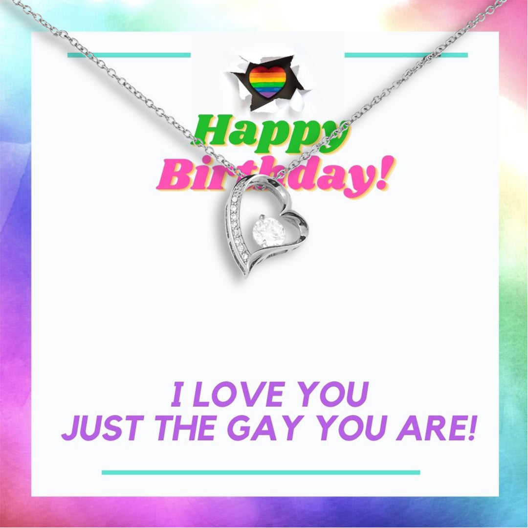 Pride Necklace - Just The Gay You Are