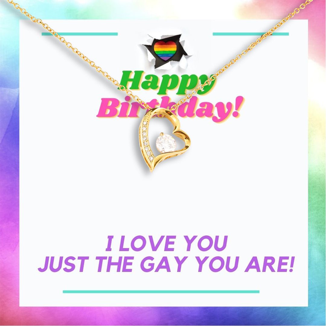 Pride Necklace - Just The Gay You Are