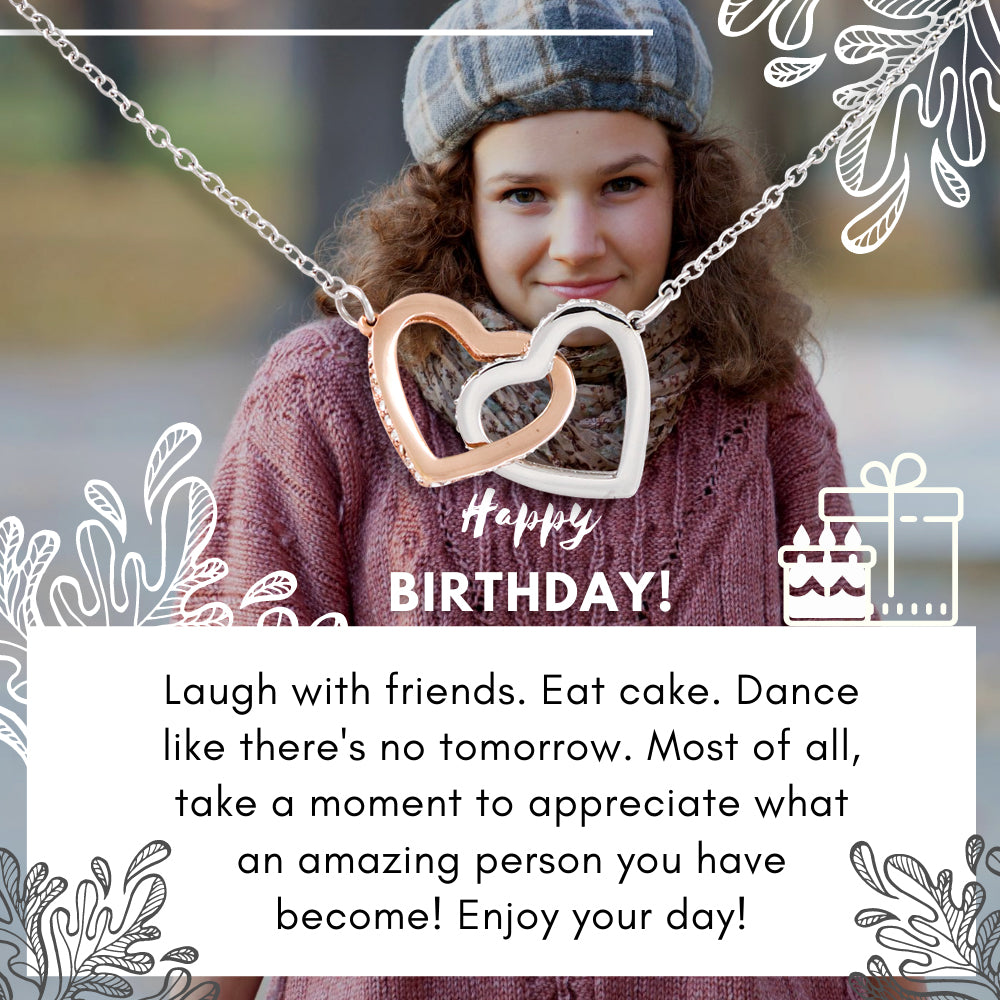 Birthday Necklace - Dance Like There's No Tomorrow