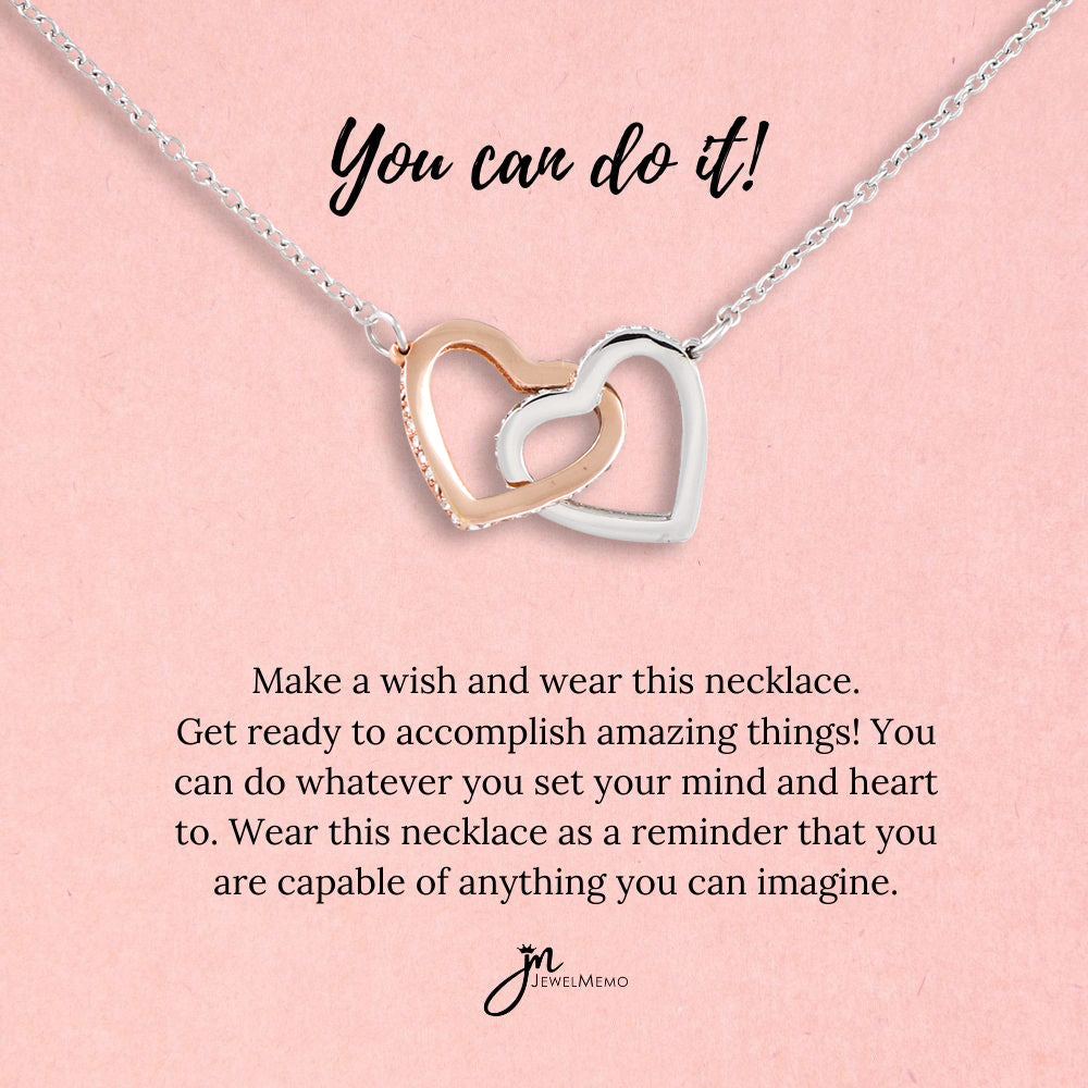 Special Message Necklace - You Can Do It!