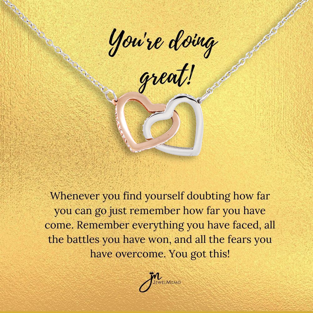 Special Message Necklace - You're Doing Great