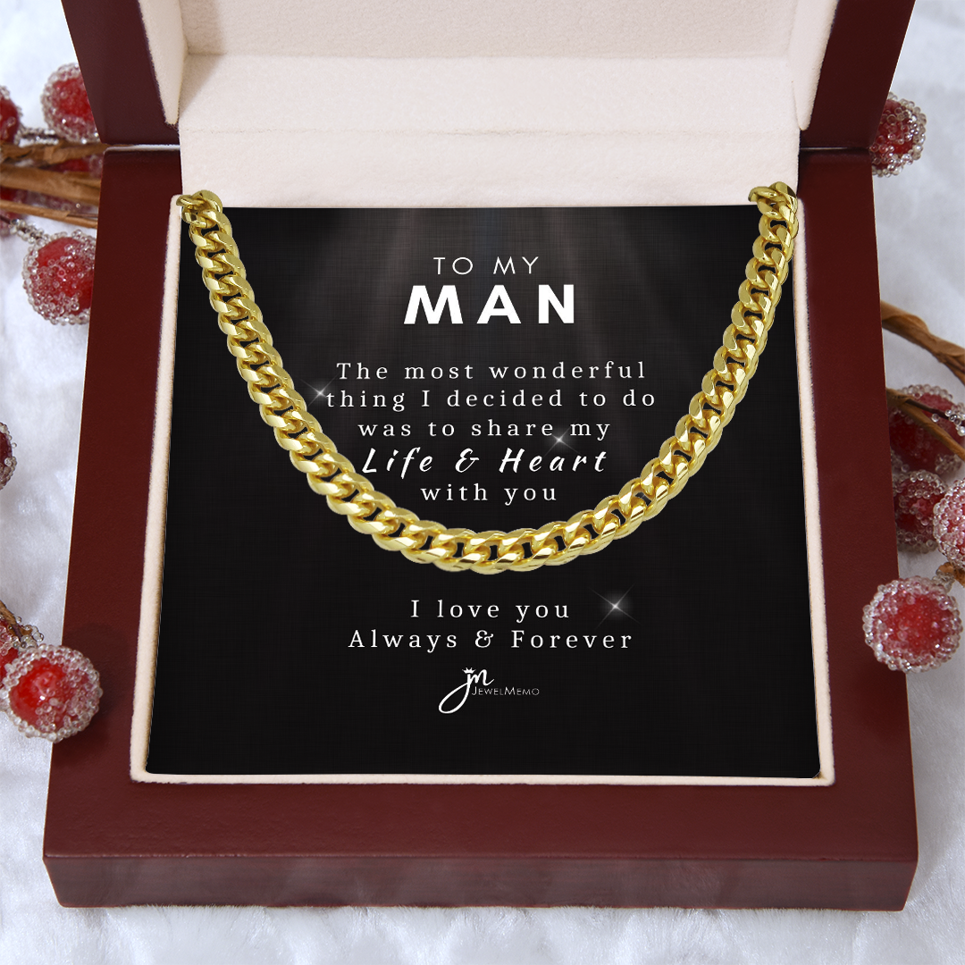 Always & Forever Cuban Link Chain Necklace