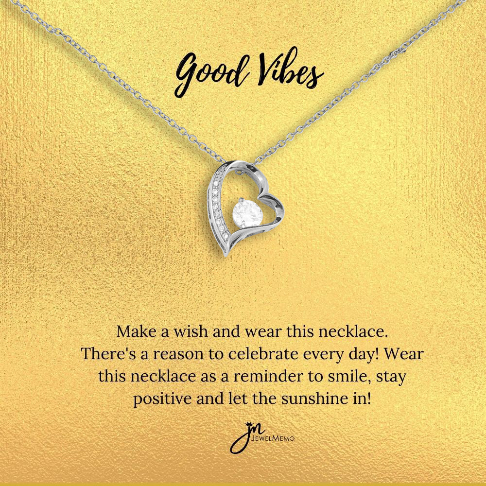 Special Message Necklace - Good Vibes