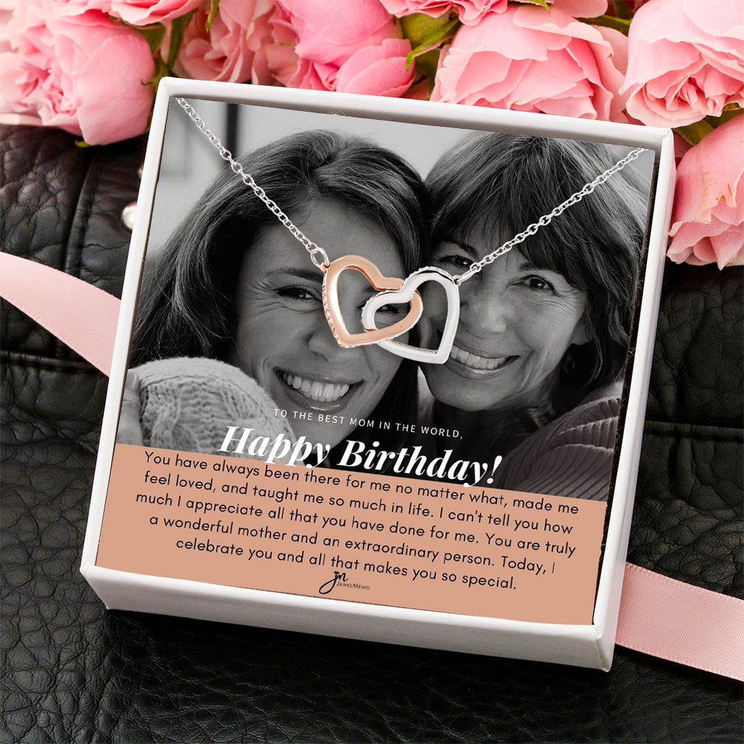 Birthday Necklace Custom Image - To The Best Mom