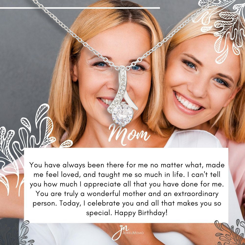 Birthday Necklace Custom Image- A Wonderful Mother