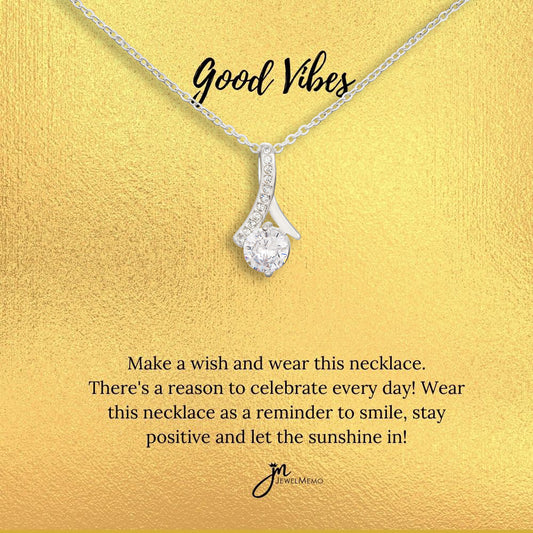 Special Message Necklace - Good Vibes