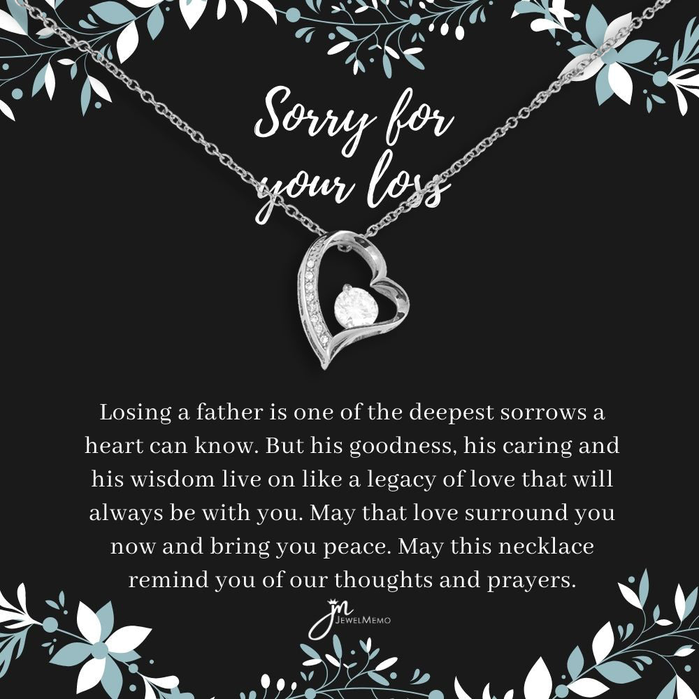 Sympathy Necklace - Sorry For Your Loss