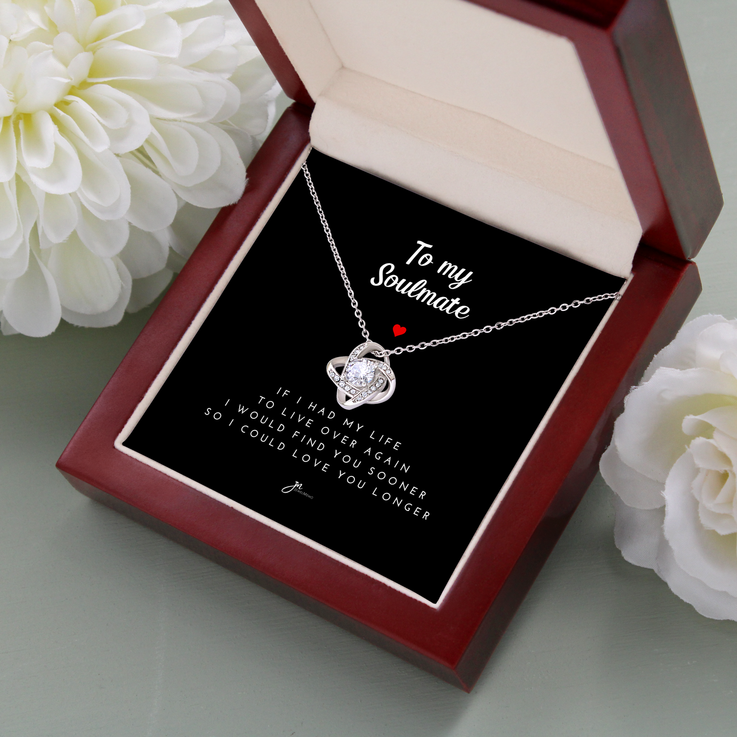 To Love You Longer Love Knot Necklace