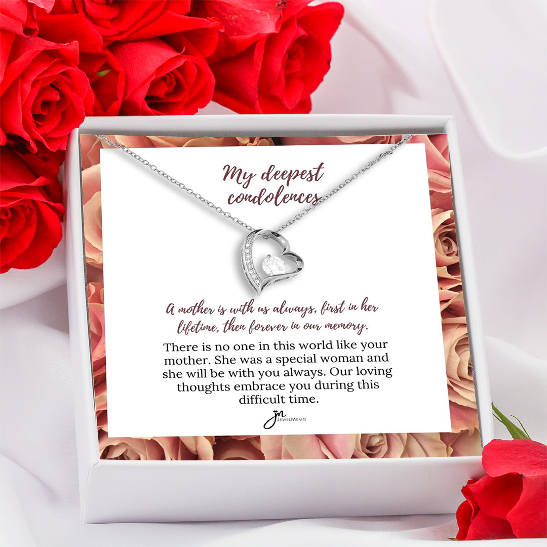 Sympathy Necklace - Forever In Our Memory