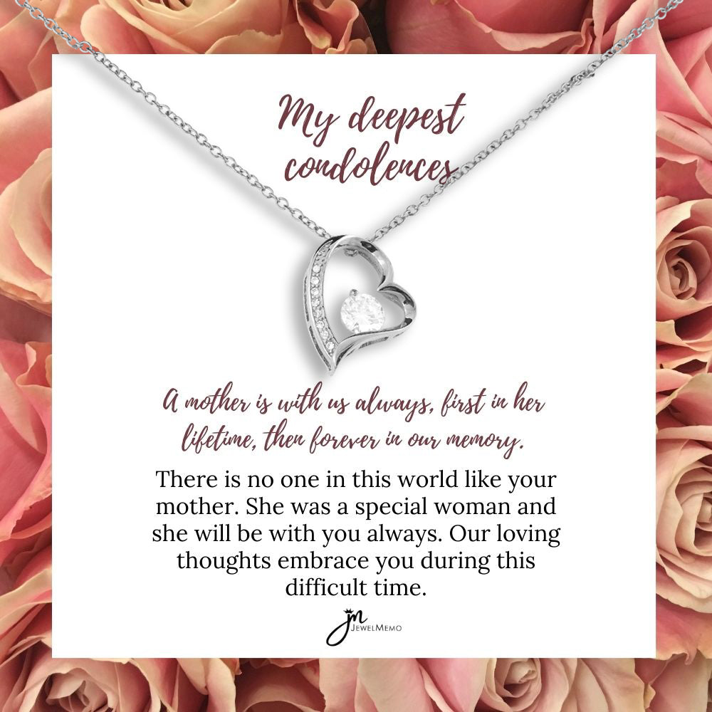 Sympathy Necklace - Forever In Our Memory