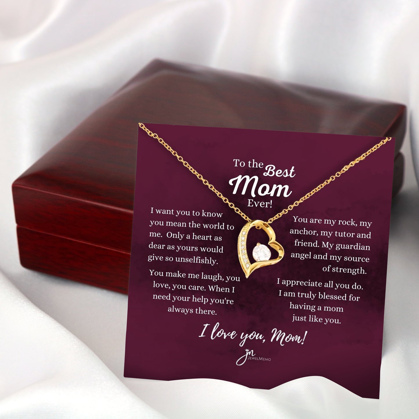 Forever Love Necklace - To The Best Mom Ever