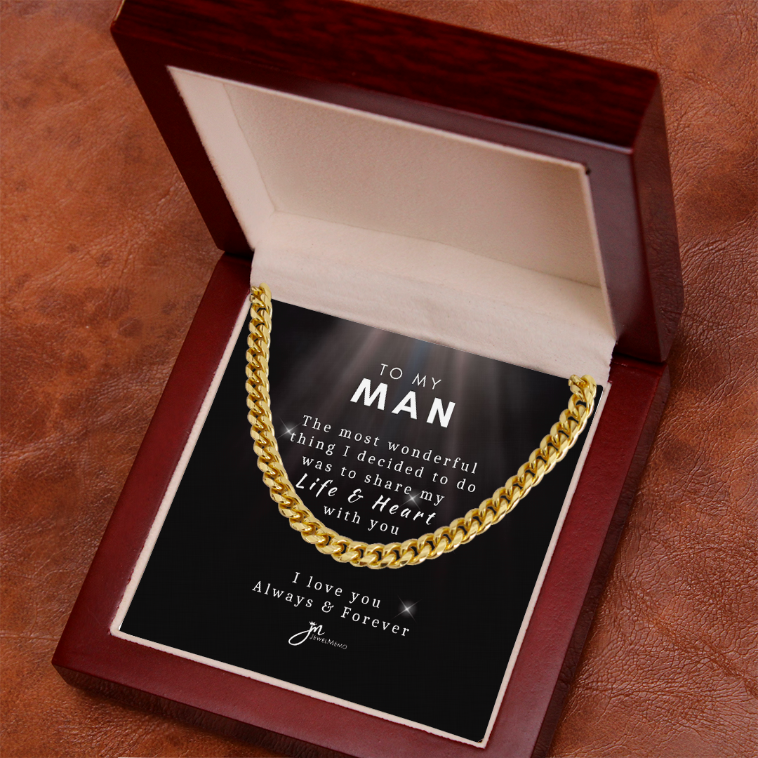 Always & Forever Cuban Link Chain Necklace