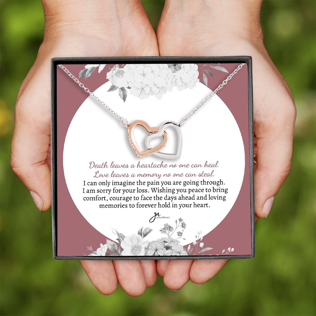 Sympathy Necklace - Love Leaves A Memory No One Can Steal