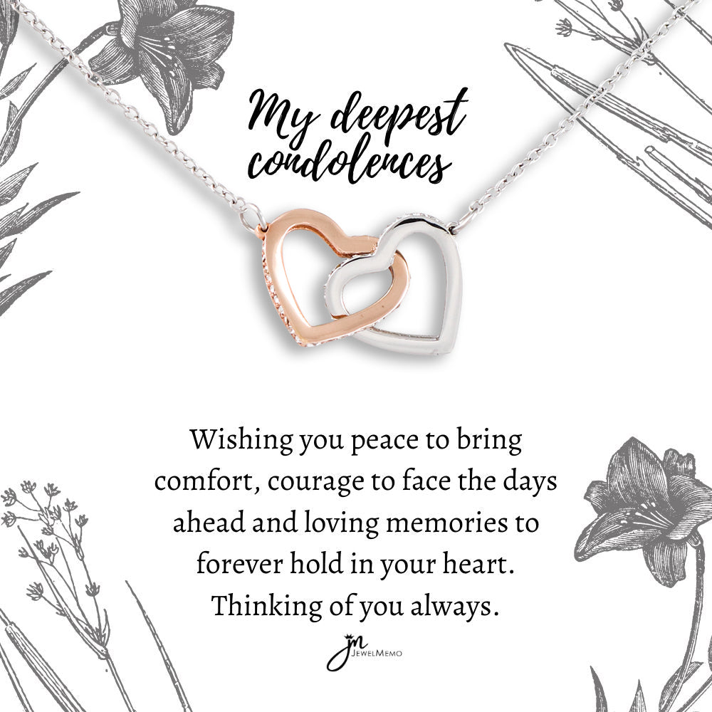 Sympathy Necklace - Wishing You Peace