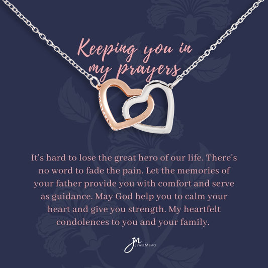 Sympathy Necklace - Keeping You In My Prayers