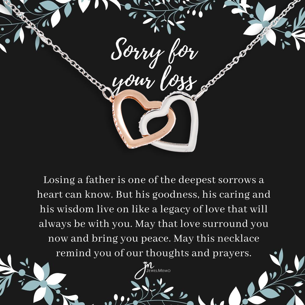 Sympathy Necklace - Sorry For Your Loss