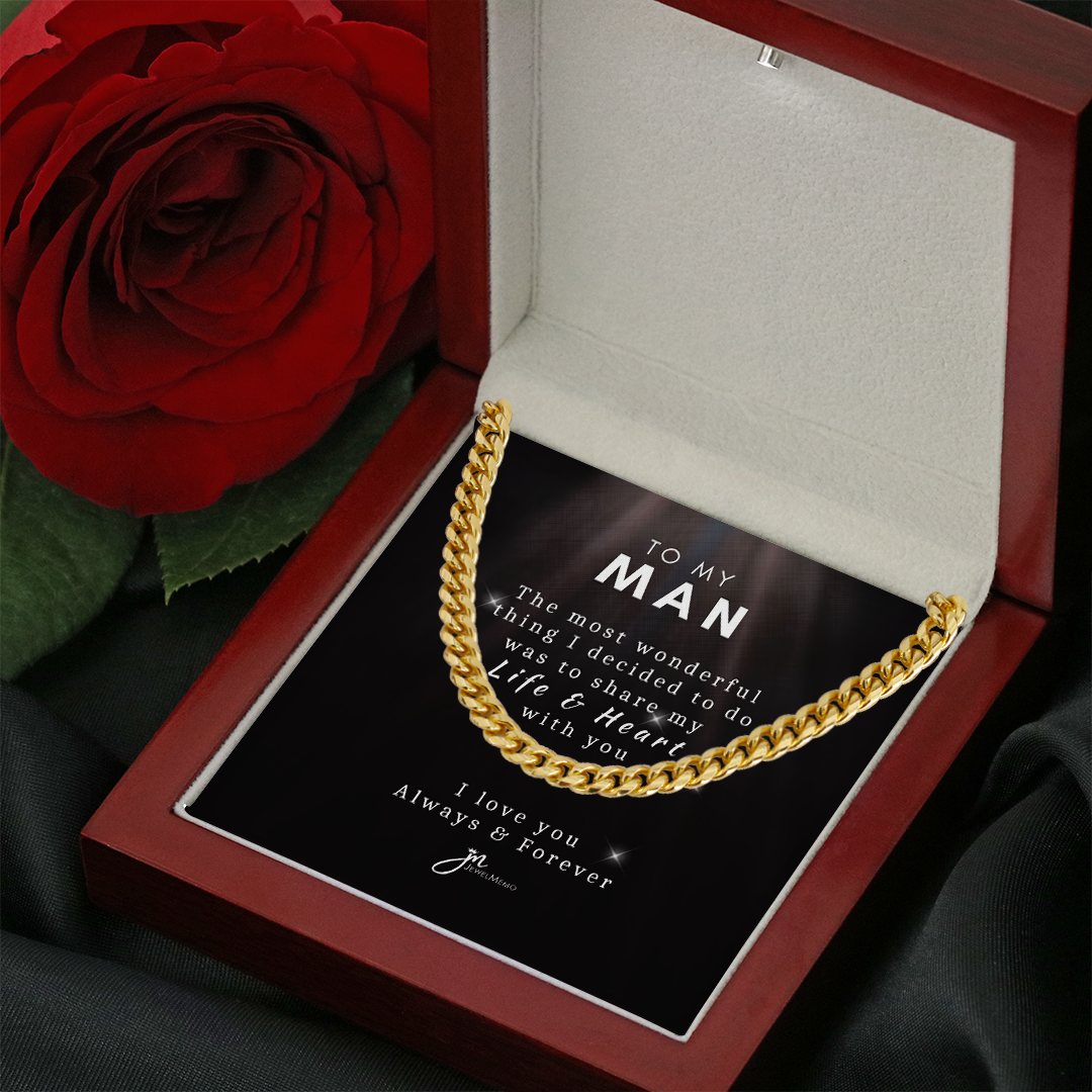 Always & Forever Cuban Link Chain Necklace