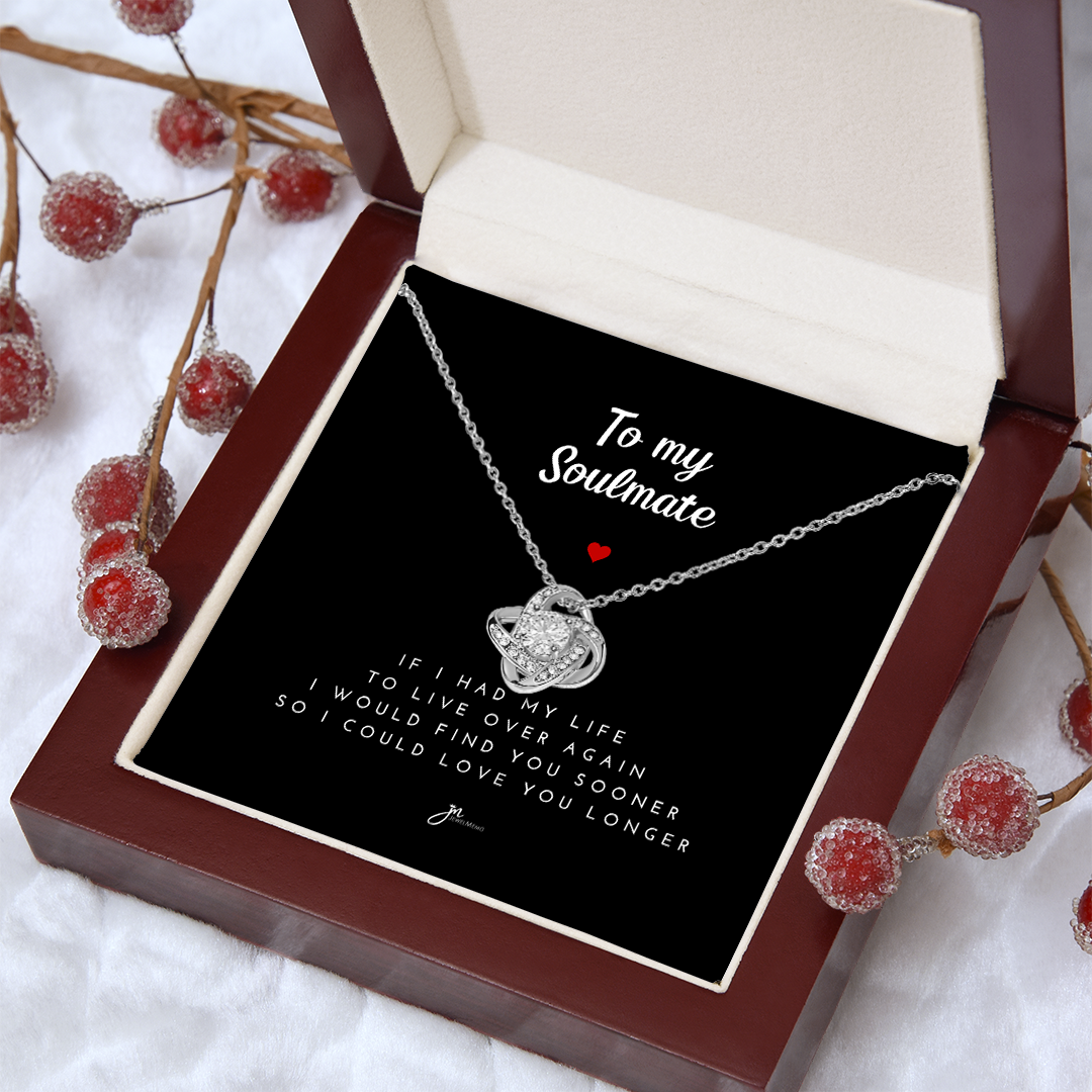 To Love You Longer Love Knot Necklace