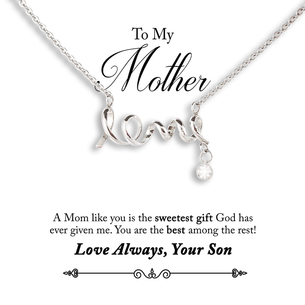 For Mom Necklace - You Are The Best Among The Rest