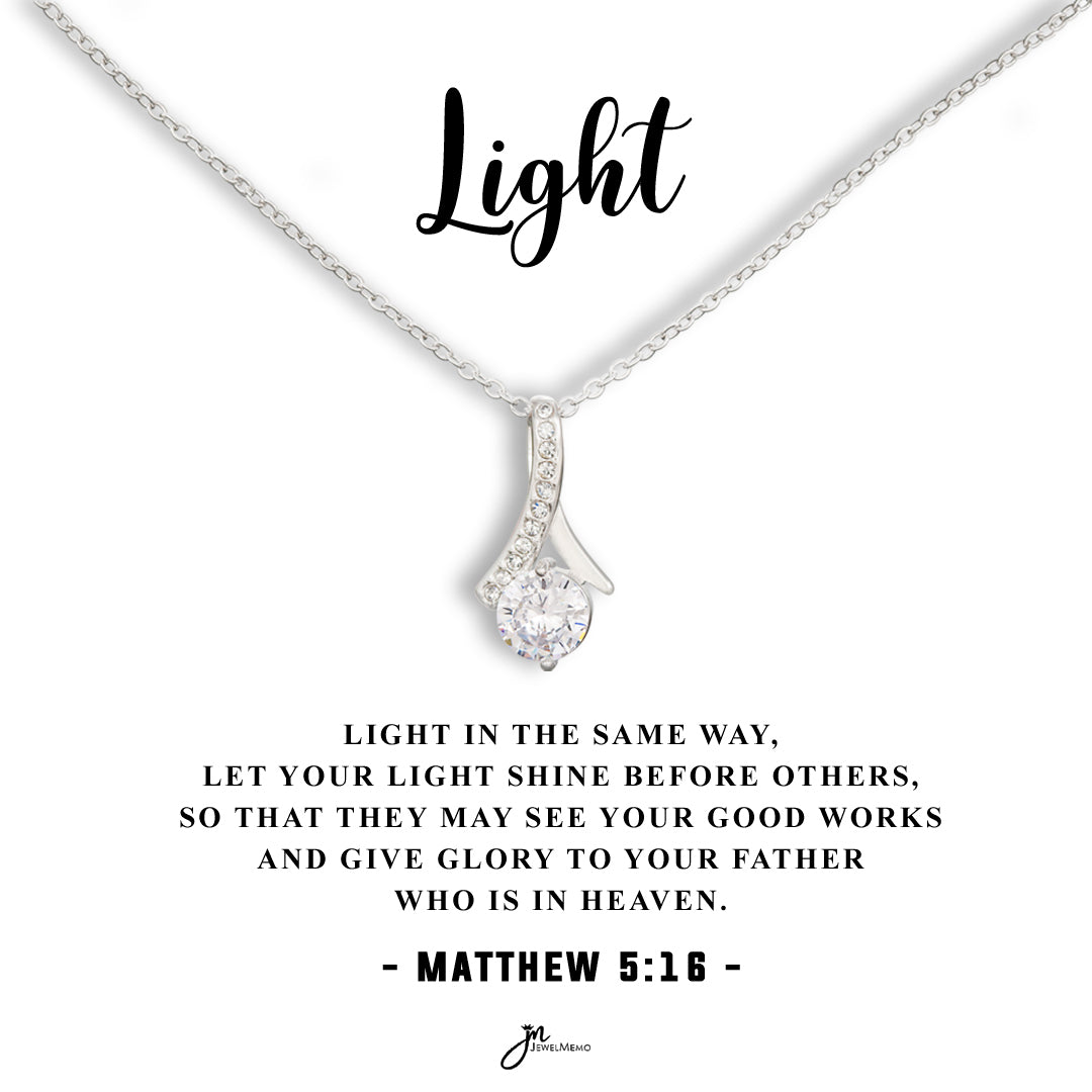 Cross Necklace - Light