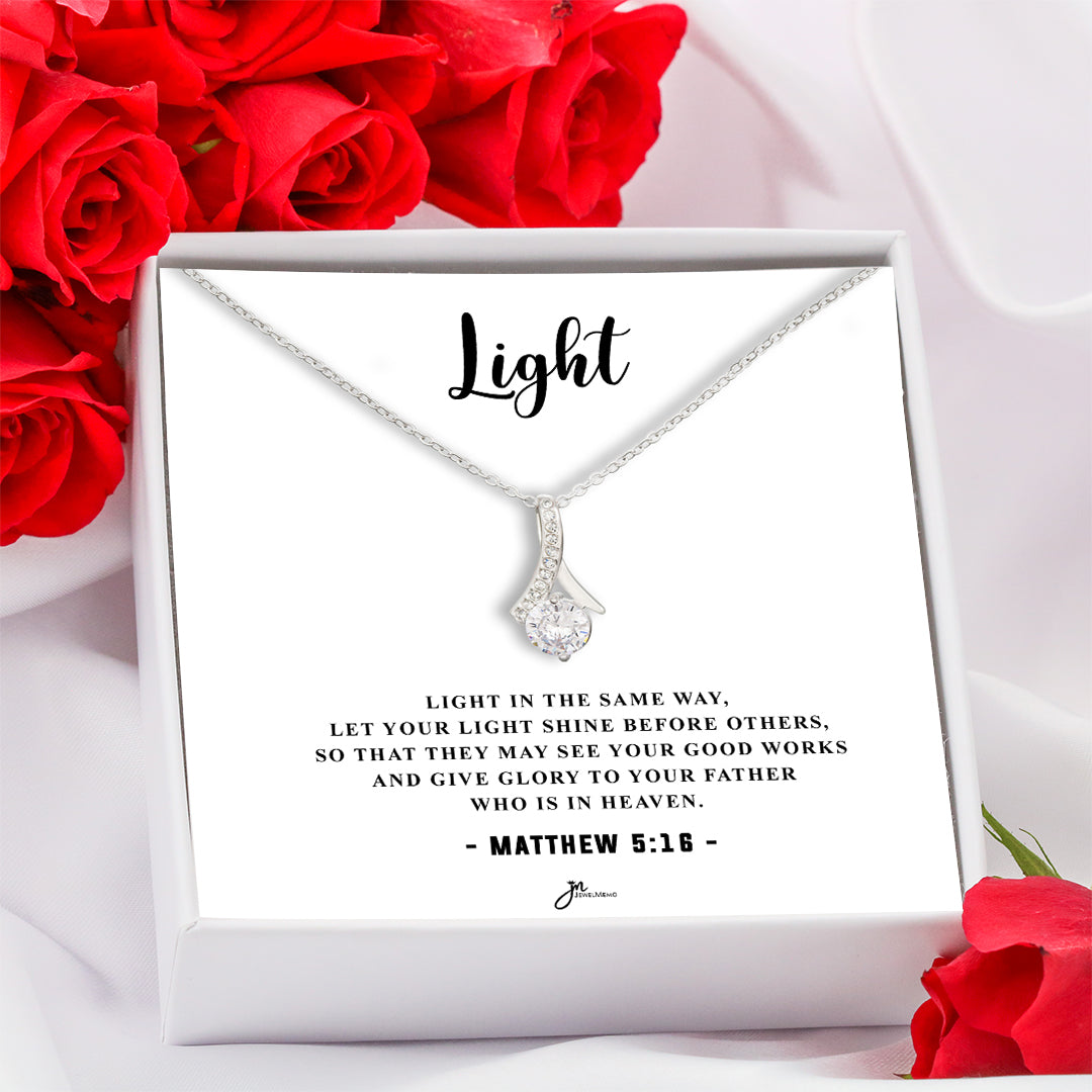 Cross Necklace - Light