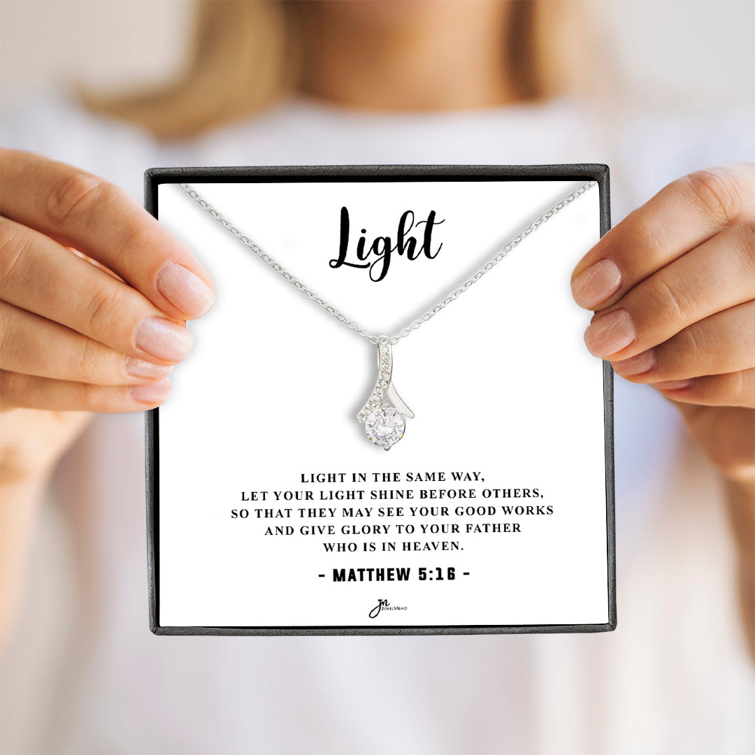 Cross Necklace - Light