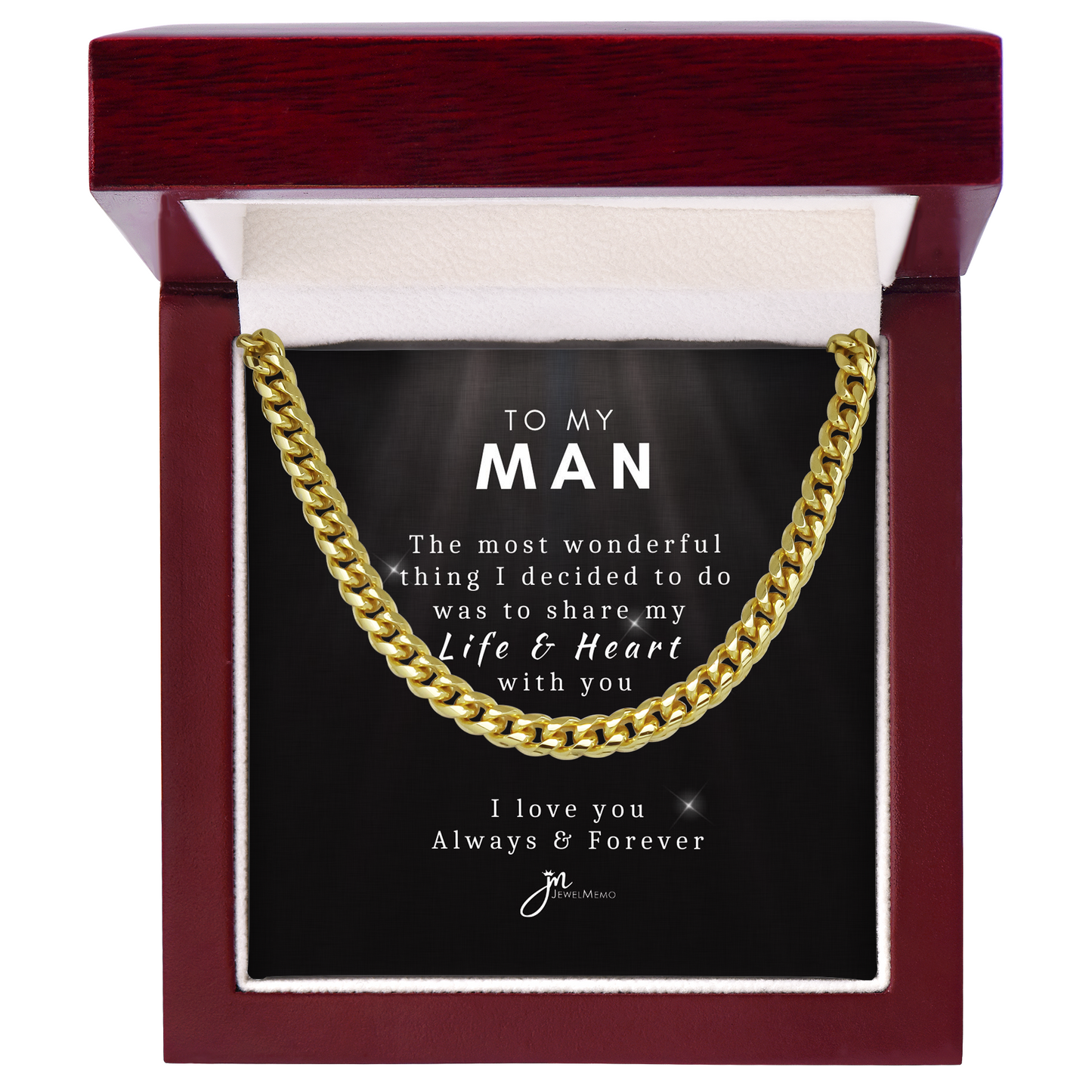 Always & Forever Cuban Link Chain Necklace