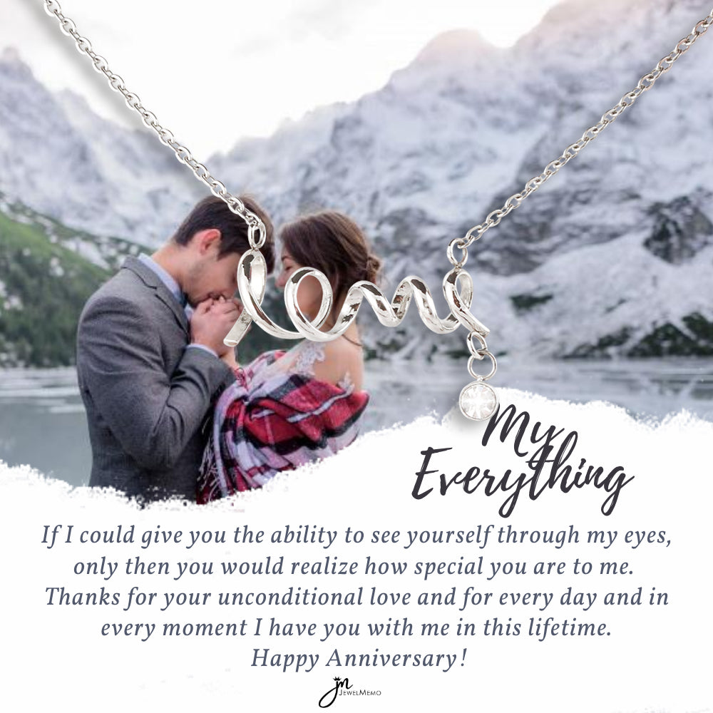 For Her Necklace Custom Image - My Everything