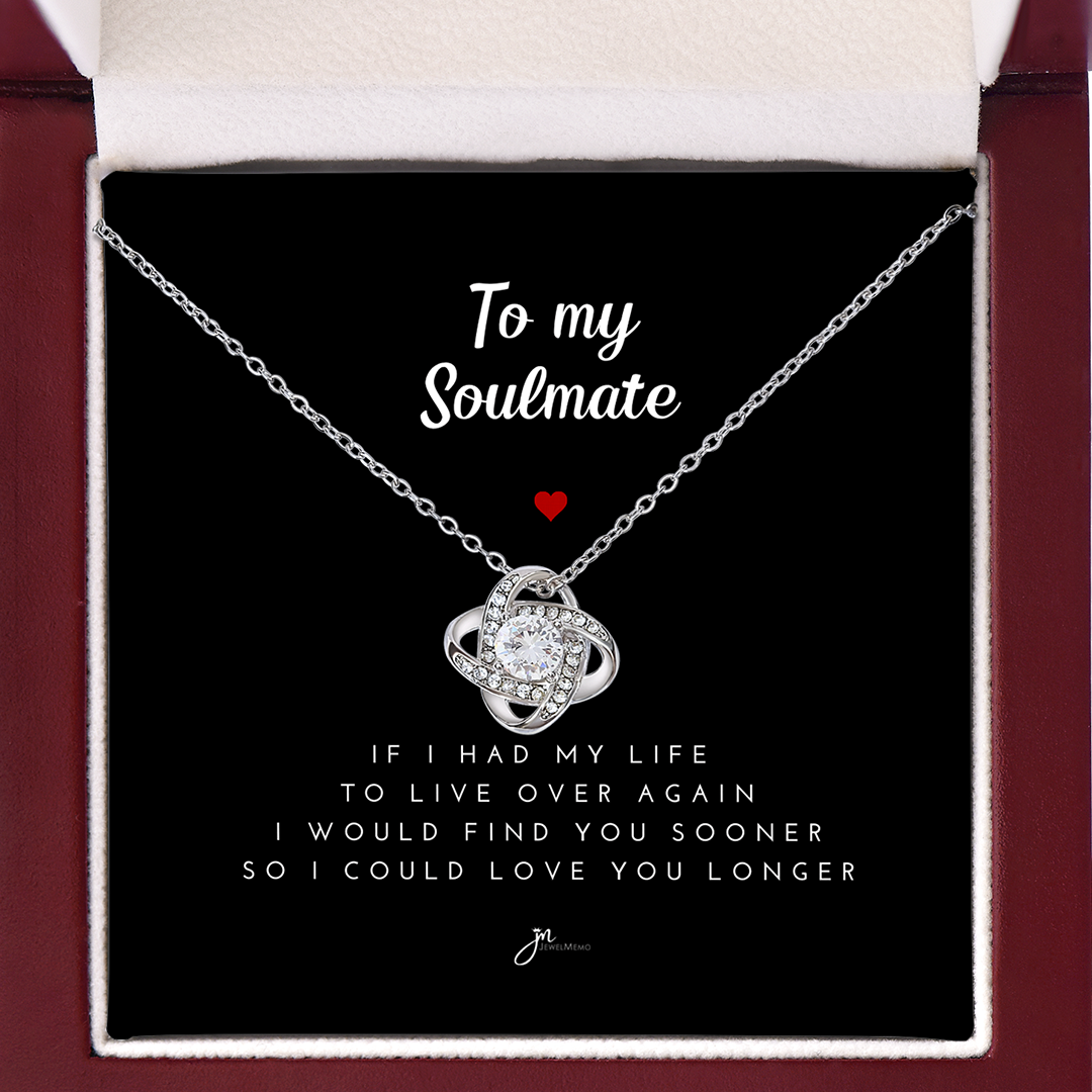 To Love You Longer Love Knot Necklace