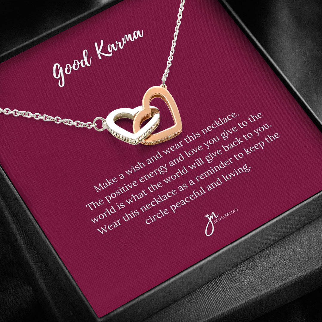 Special Message Necklace - Good Karma