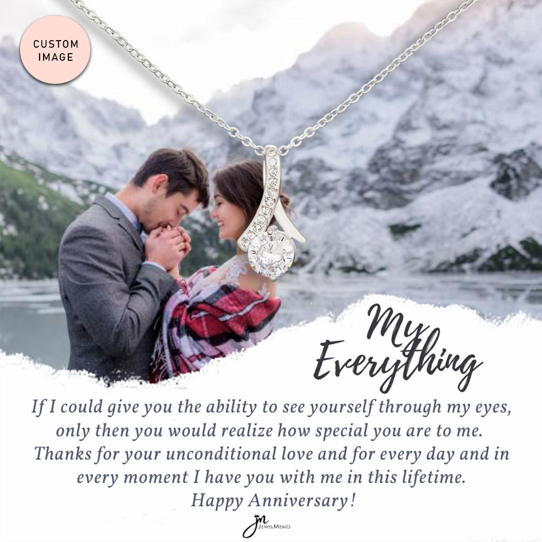 For Her Necklace Custom Image - My Everything