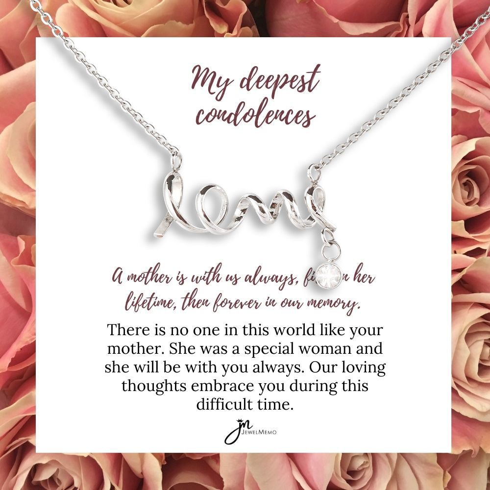 Sympathy Necklace - Forever In Our Memory