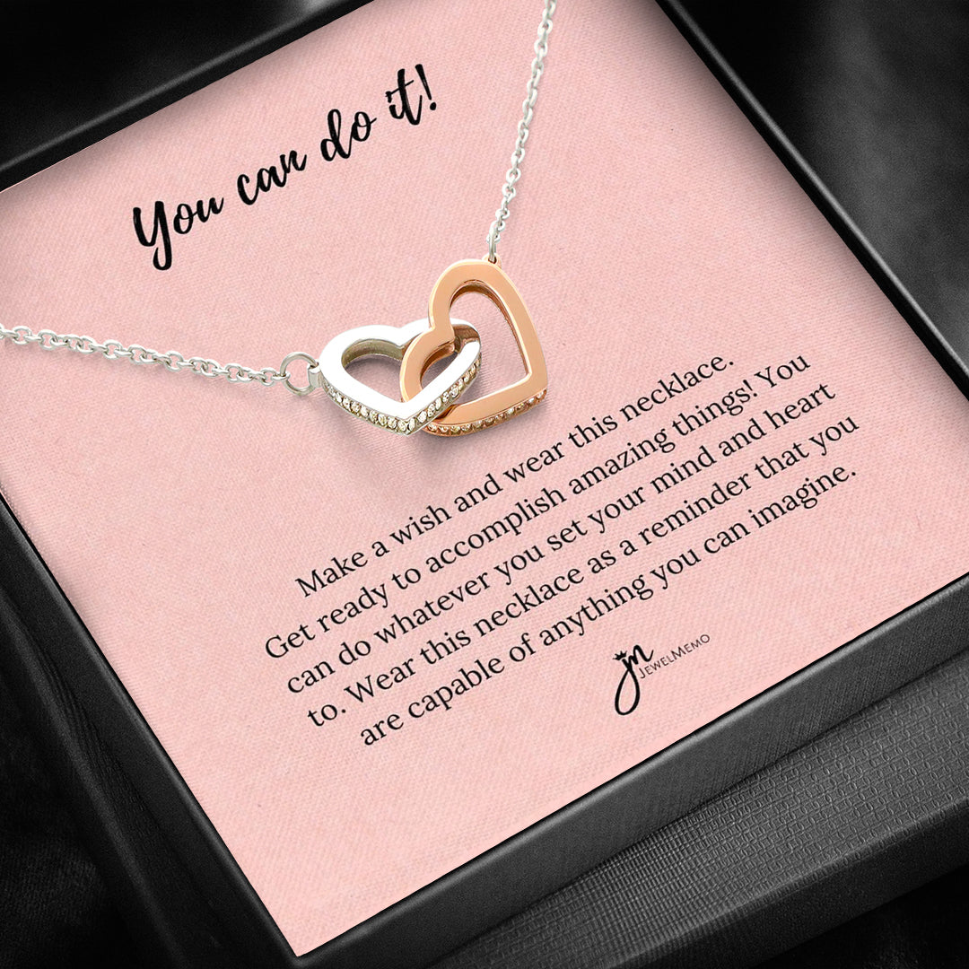 Special Message Necklace - You Can Do It!