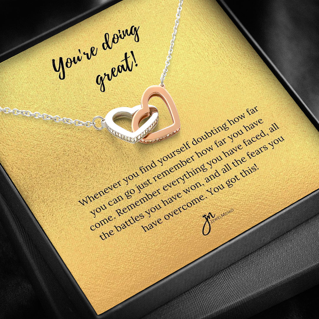 Special Message Necklace - You're Doing Great