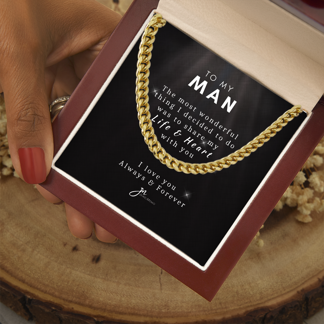 Always & Forever Cuban Link Chain Necklace