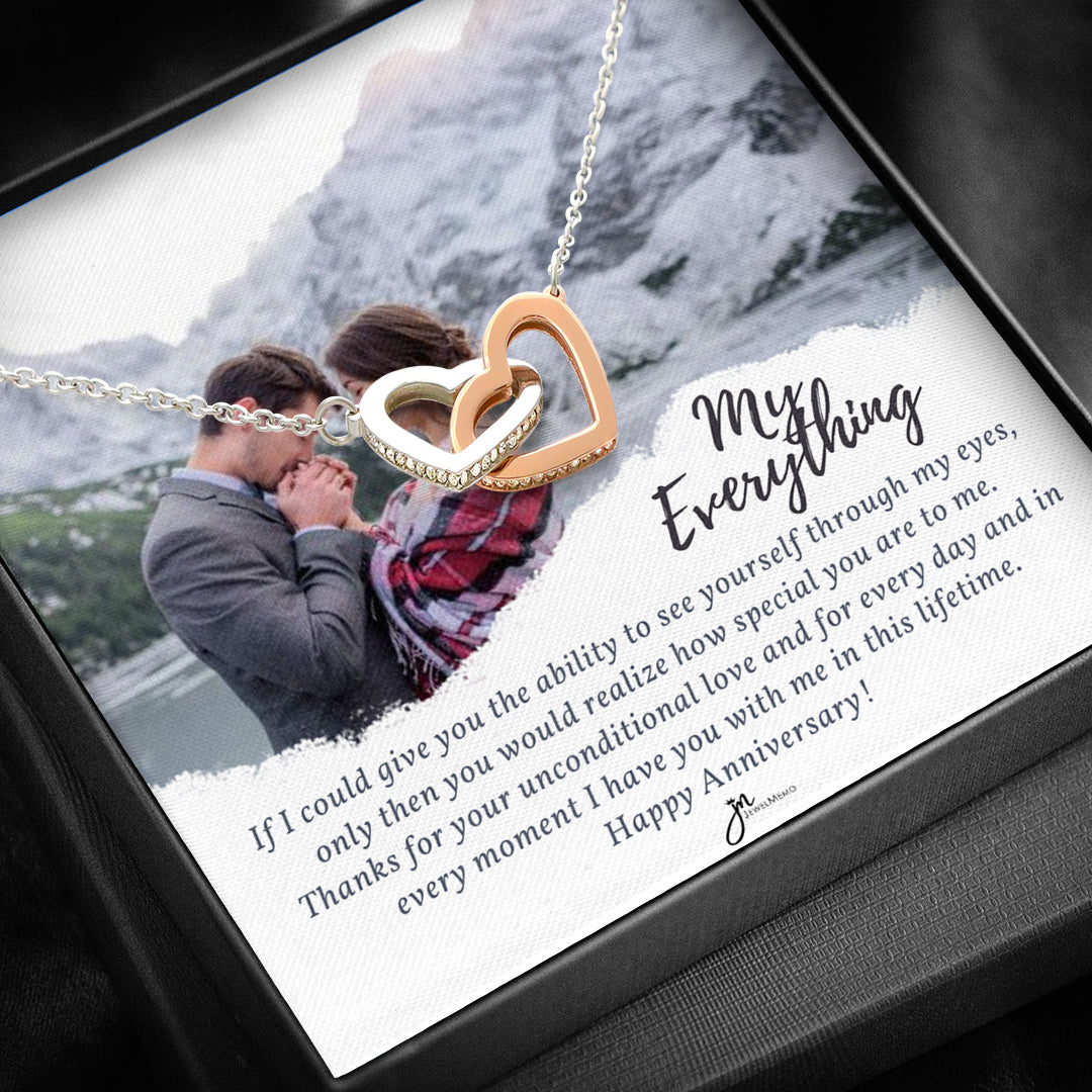 For Her Necklace Custom Image - My Everything