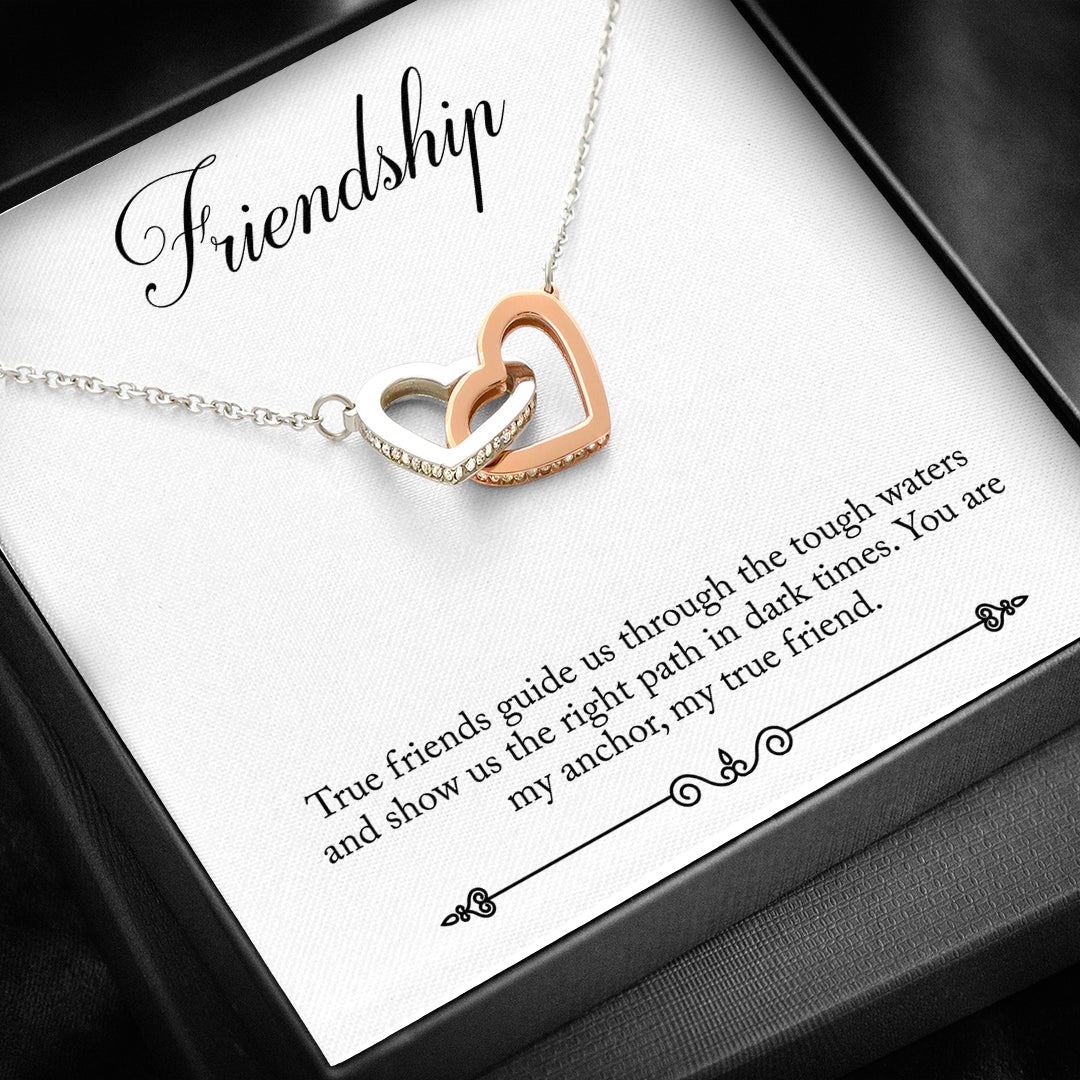 Friendship Necklace - You Are My Anchor