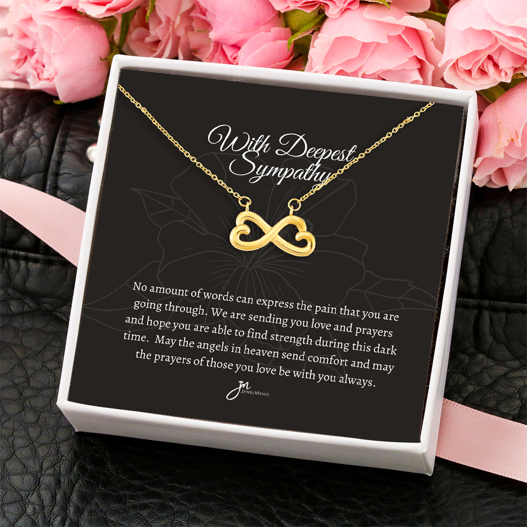 Sympathy Necklace - Sending You Love And Prayers