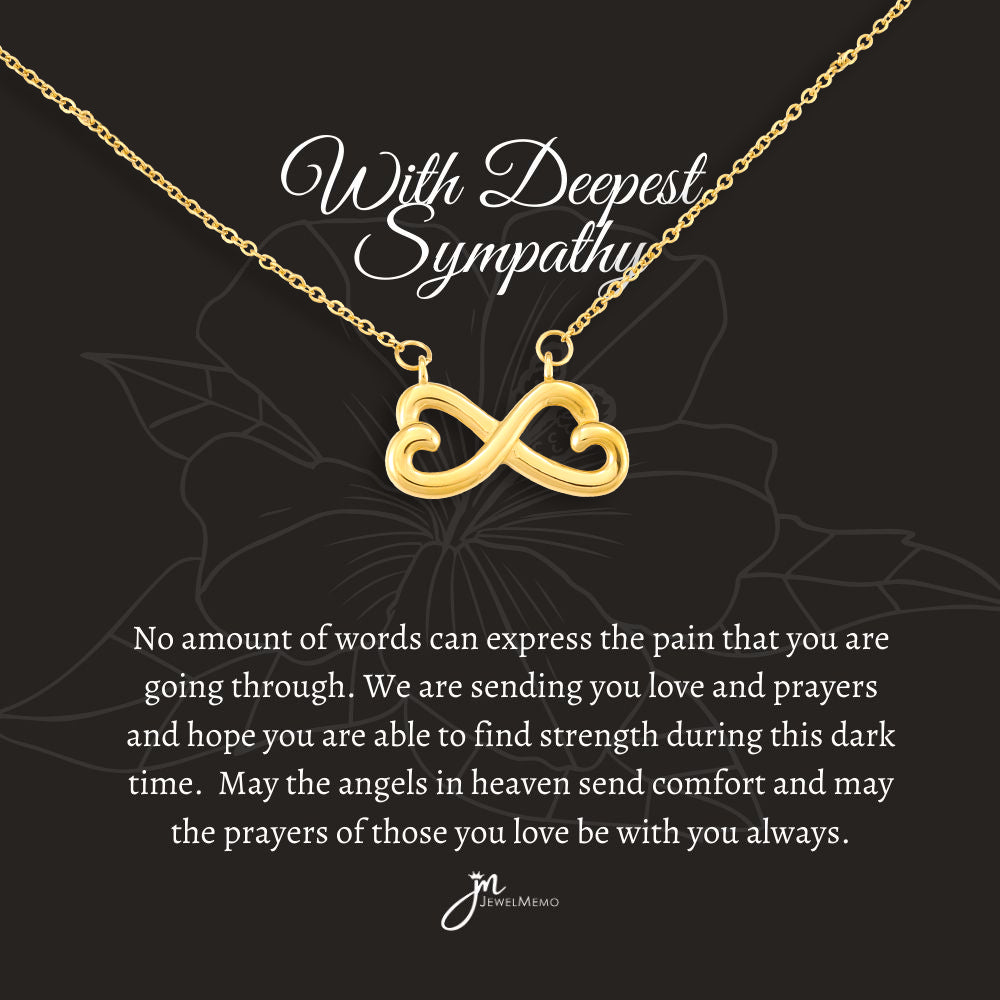 Sympathy Necklace - Sending You Love And Prayers